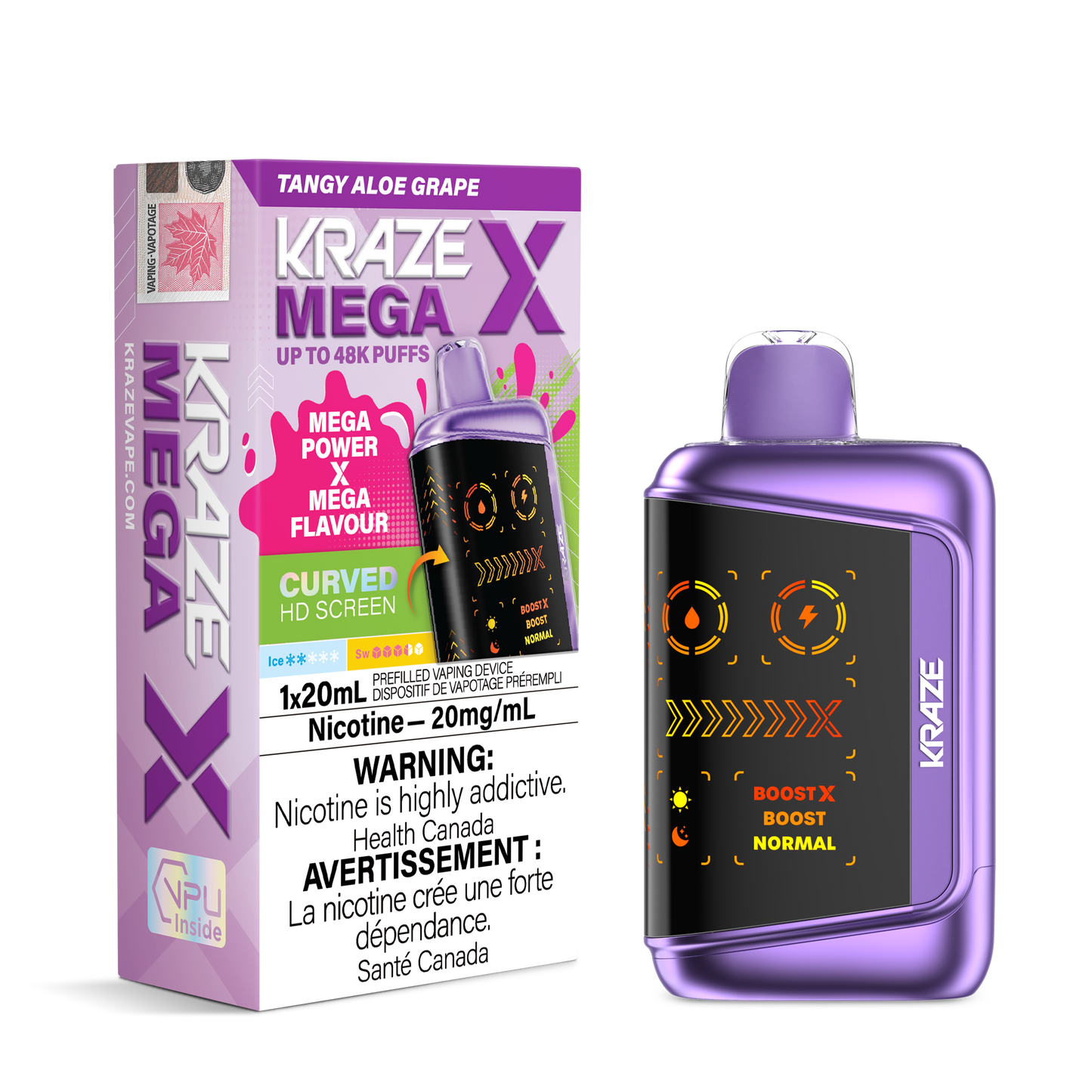 KRAZE MEGA X DISPOSABLE VAPE (ALBERTA)