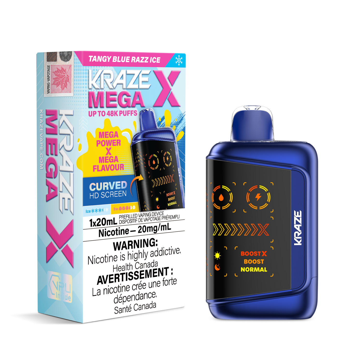 KRAZE MEGA X DISPOSABLE VAPE (ALBERTA)