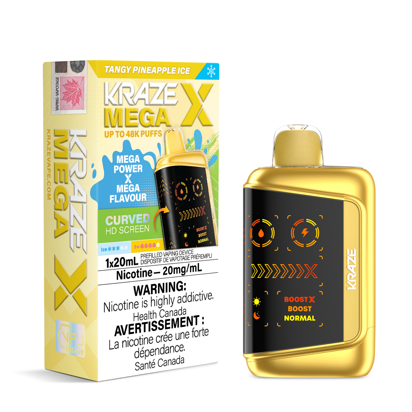 KRAZE MEGA X DISPOSABLE VAPE (ALBERTA)