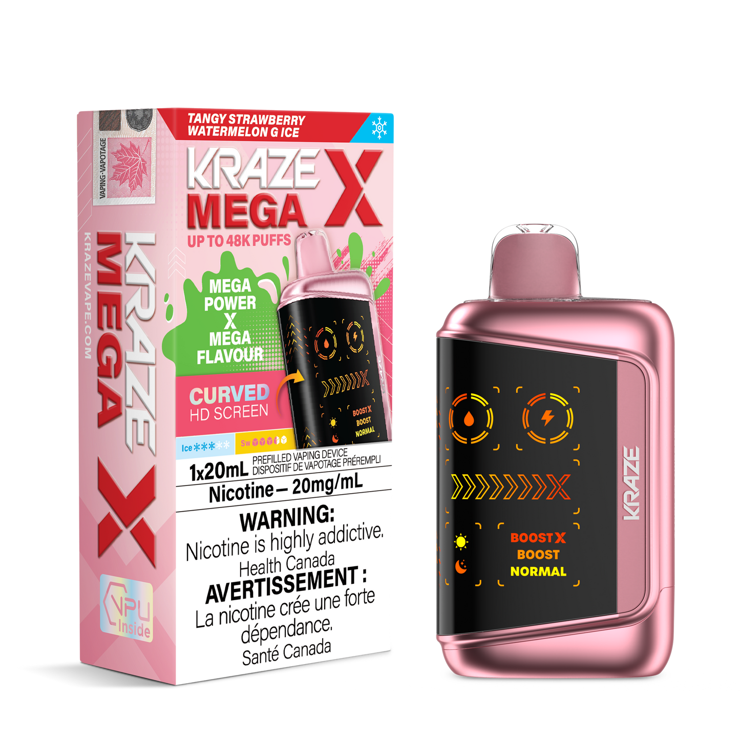 KRAZE MEGA X DISPOSABLE VAPE (ALBERTA)
