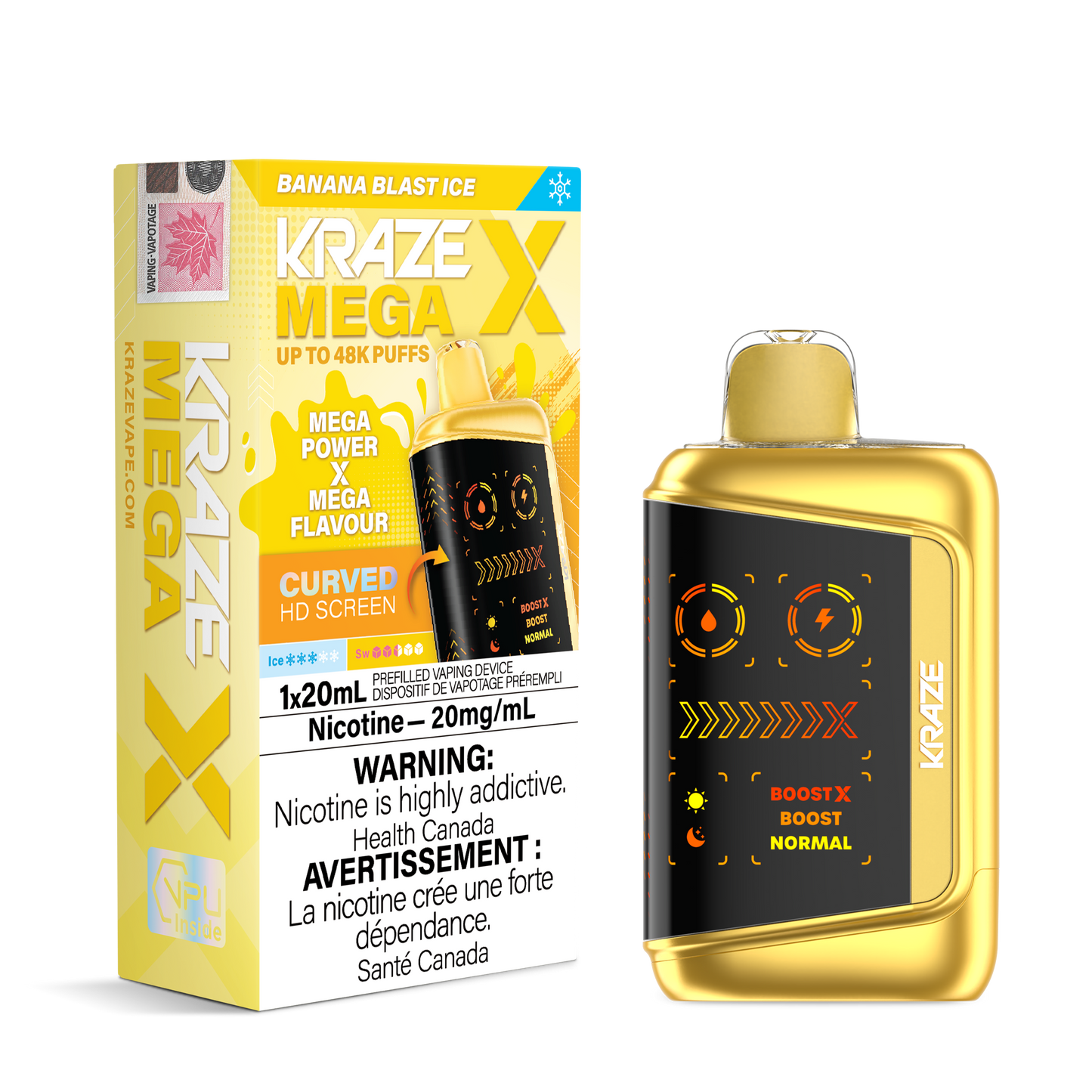 KRAZE MEGA X DISPOSABLE VAPE (ALBERTA)