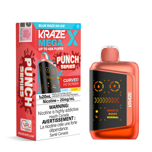 KRAZE MEGA X PUNCH SERIES DISPOSABLE VAPE (ALBERTA)