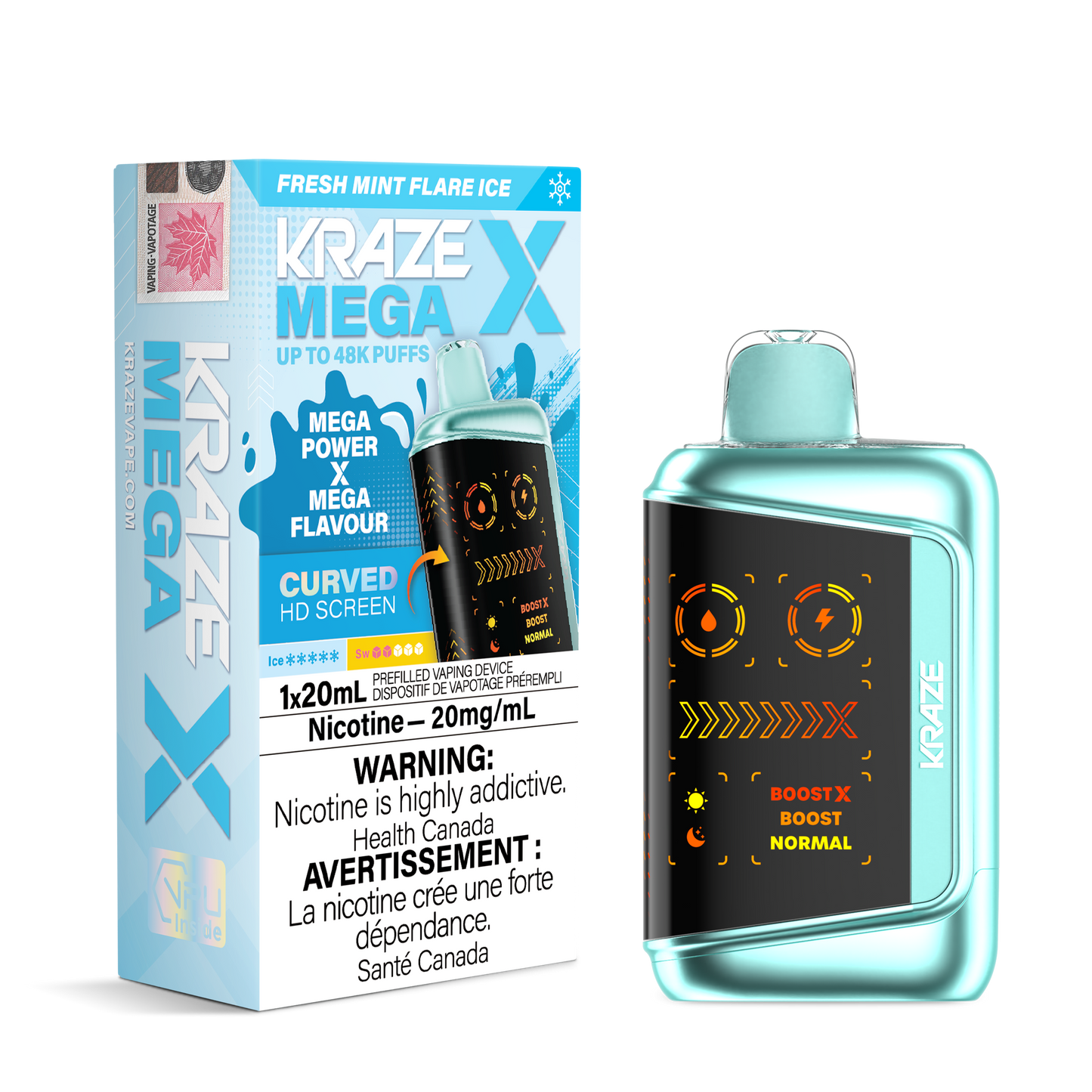 KRAZE MEGA X DISPOSABLE VAPE (ALBERTA)