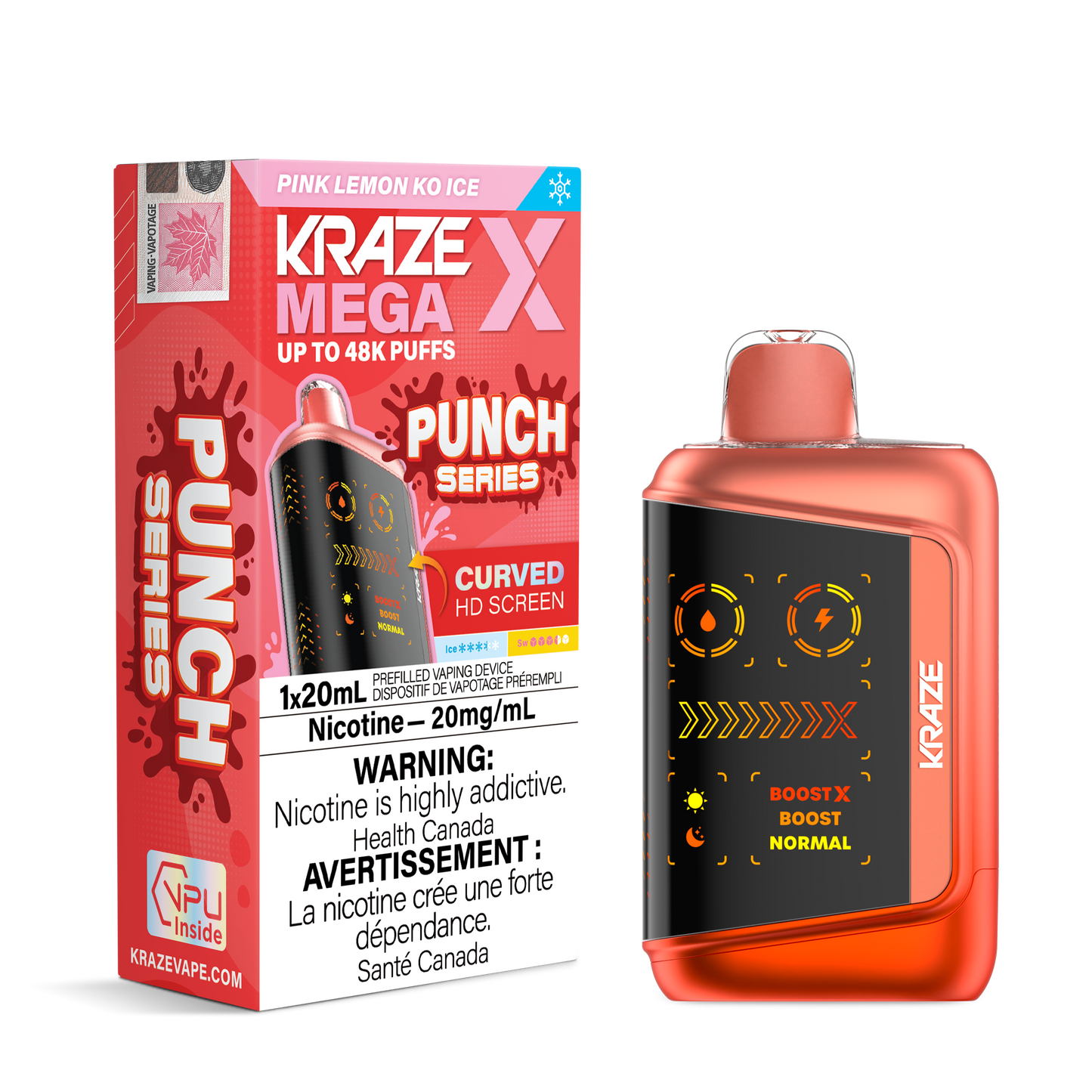 KRAZE MEGA X PUNCH SERIES DISPOSABLE VAPE (ALBERTA)