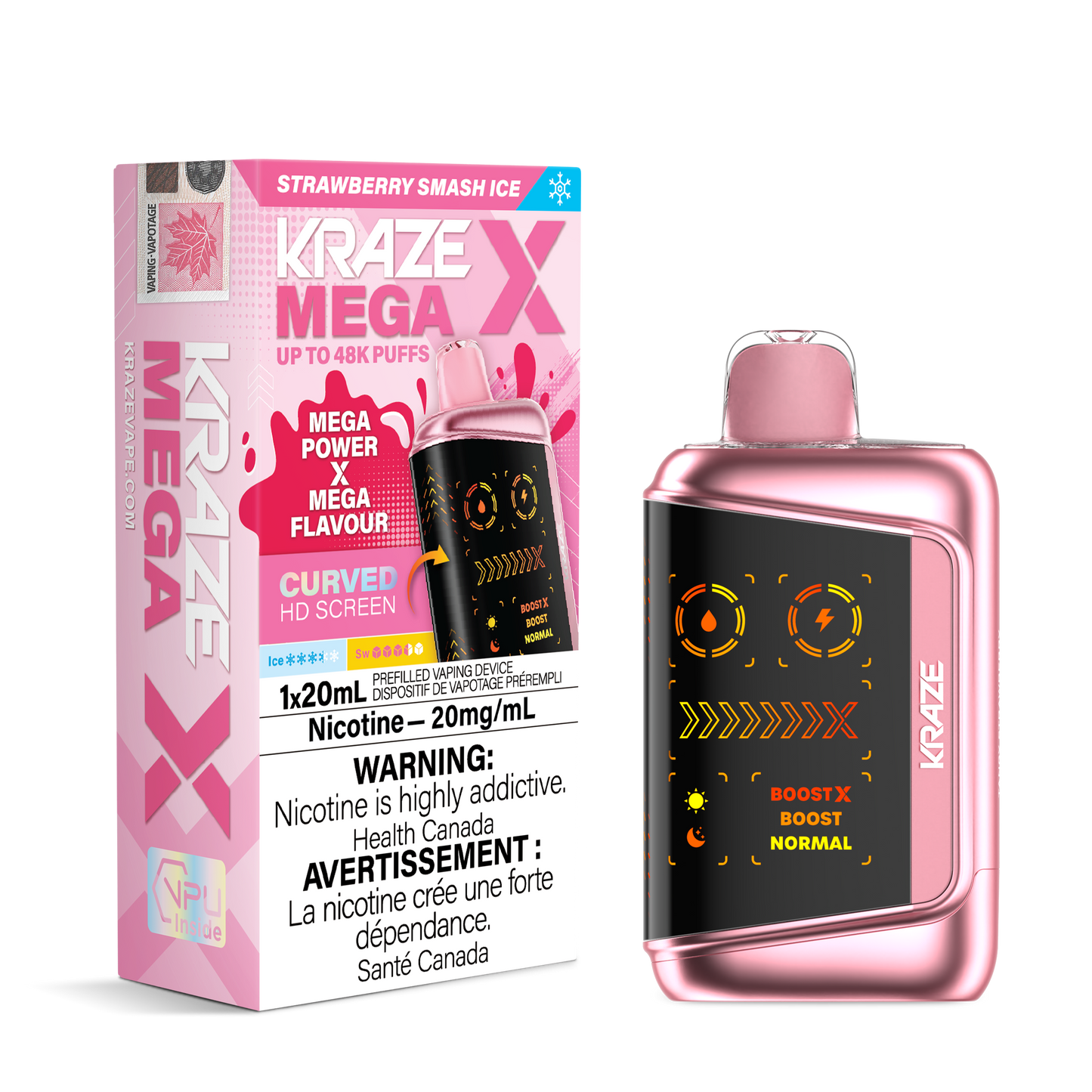 KRAZE MEGA X DISPOSABLE VAPE (ALBERTA)