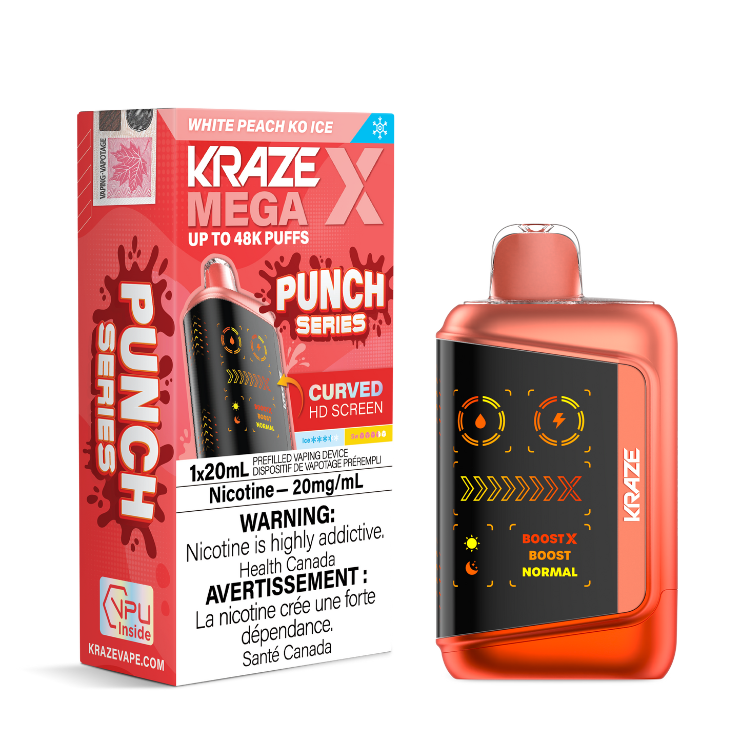 KRAZE MEGA X PUNCH SERIES DISPOSABLE VAPE (ALBERTA)