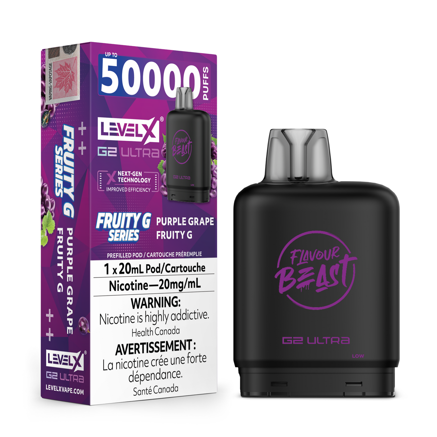 LEVEL X FLAVOUR BEAST G2 ULTRA FRUITY G SERIES POD (ALBERTA)