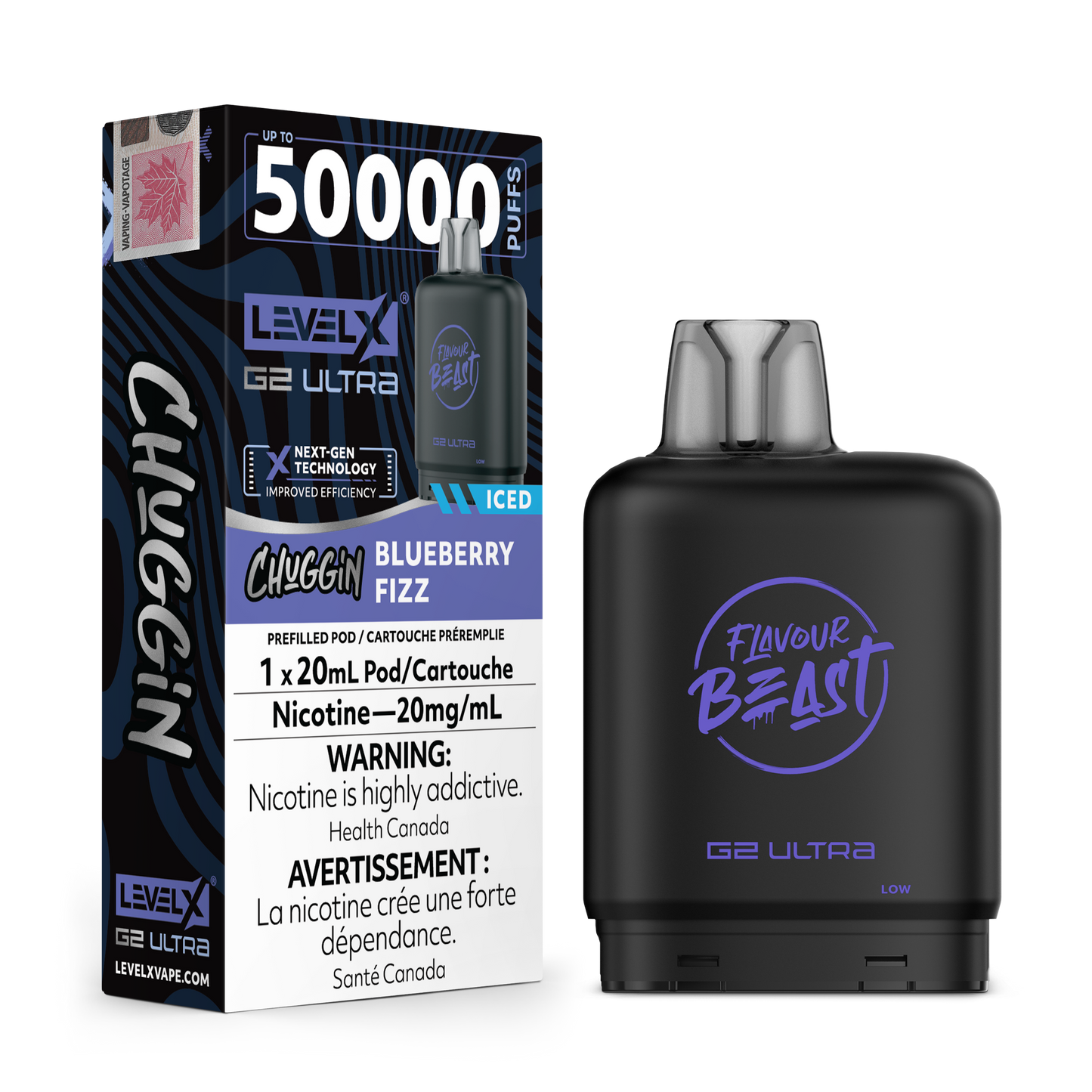 LEVEL X FLAVOUR BEAST G2 ULTRA CHUGGIN POD (ALBERTA)