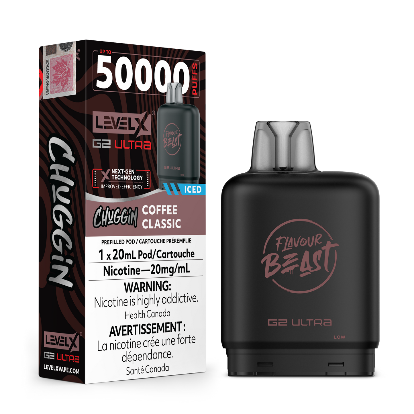 LEVEL X FLAVOUR BEAST G2 ULTRA CHUGGIN POD (ALBERTA)
