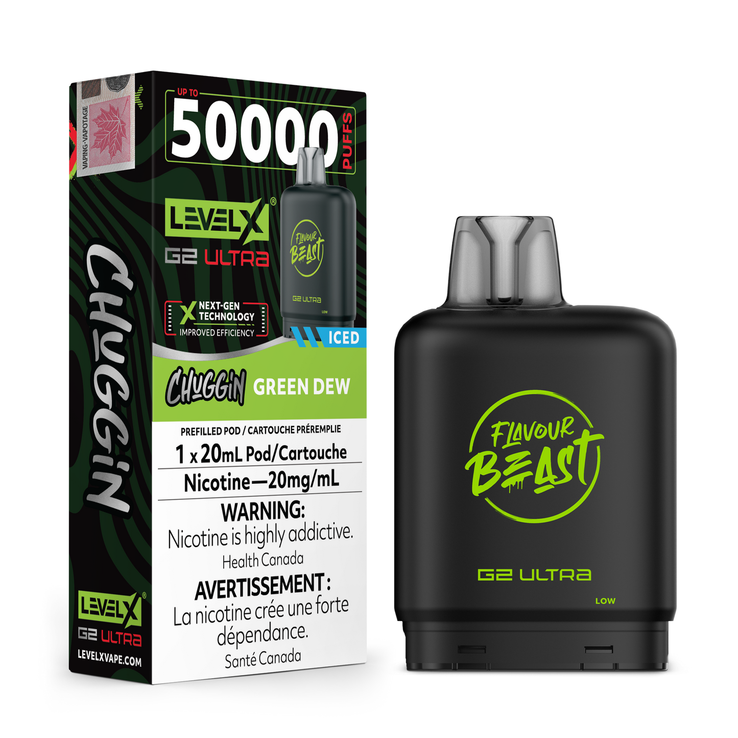 LEVEL X FLAVOUR BEAST G2 ULTRA CHUGGIN POD (ALBERTA)