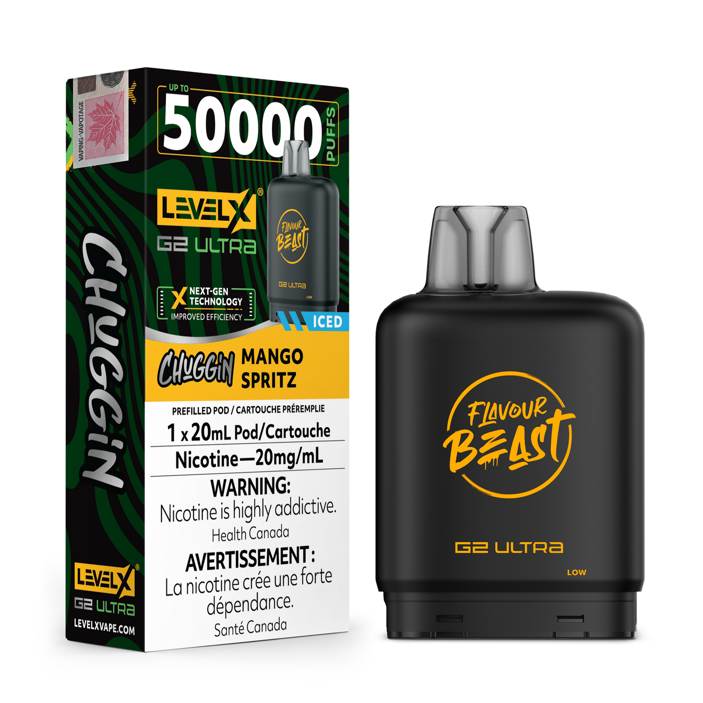 LEVEL X FLAVOUR BEAST G2 ULTRA CHUGGIN POD (ALBERTA)
