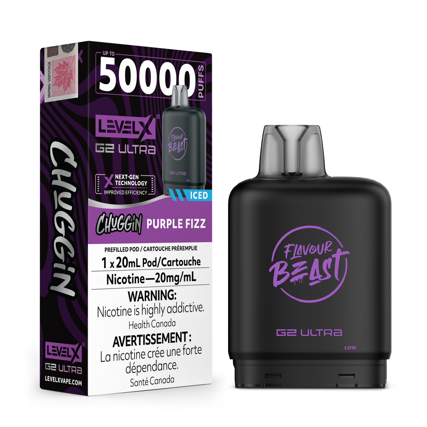 LEVEL X FLAVOUR BEAST G2 ULTRA CHUGGIN POD (ALBERTA)