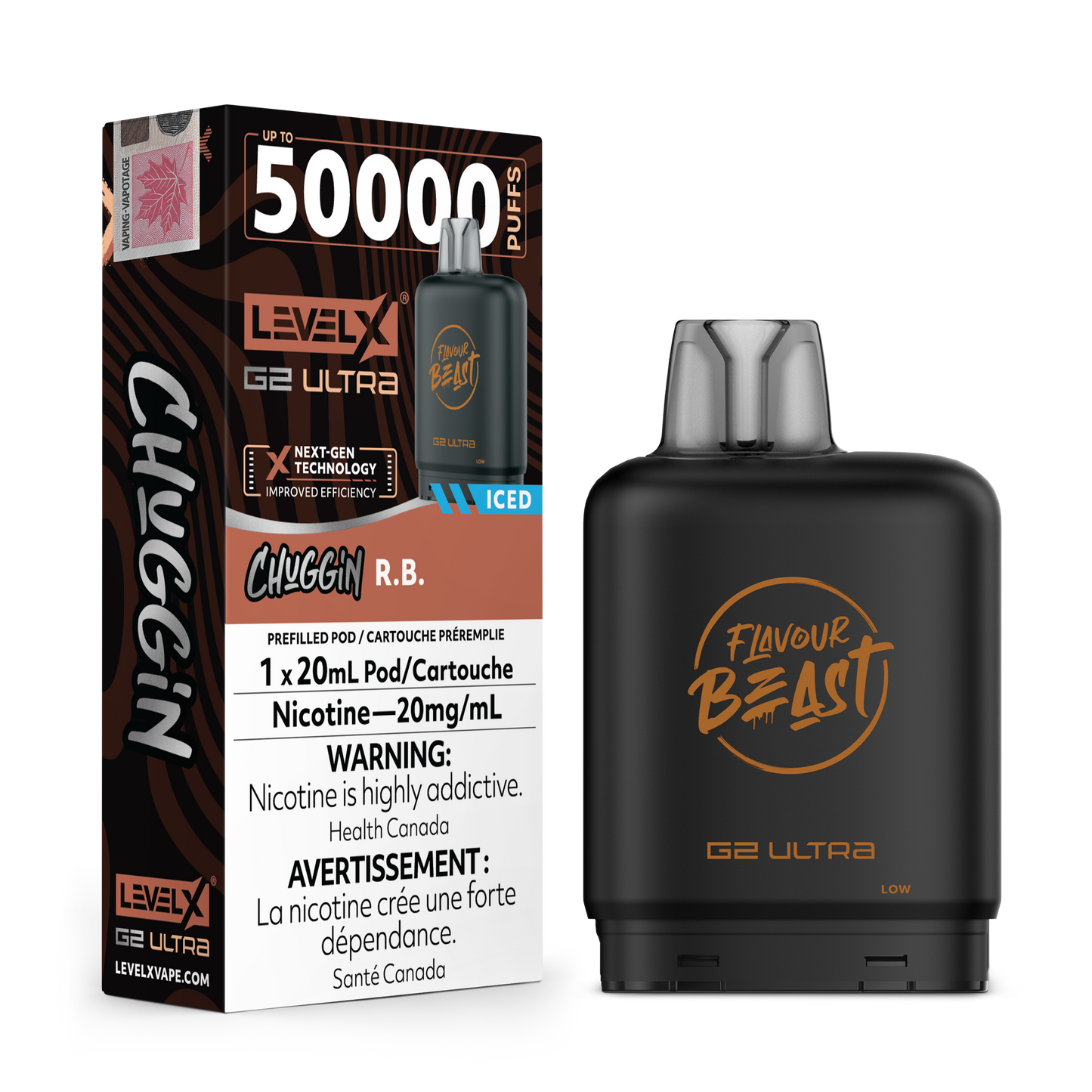 LEVEL X FLAVOUR BEAST G2 ULTRA CHUGGIN POD (ALBERTA)