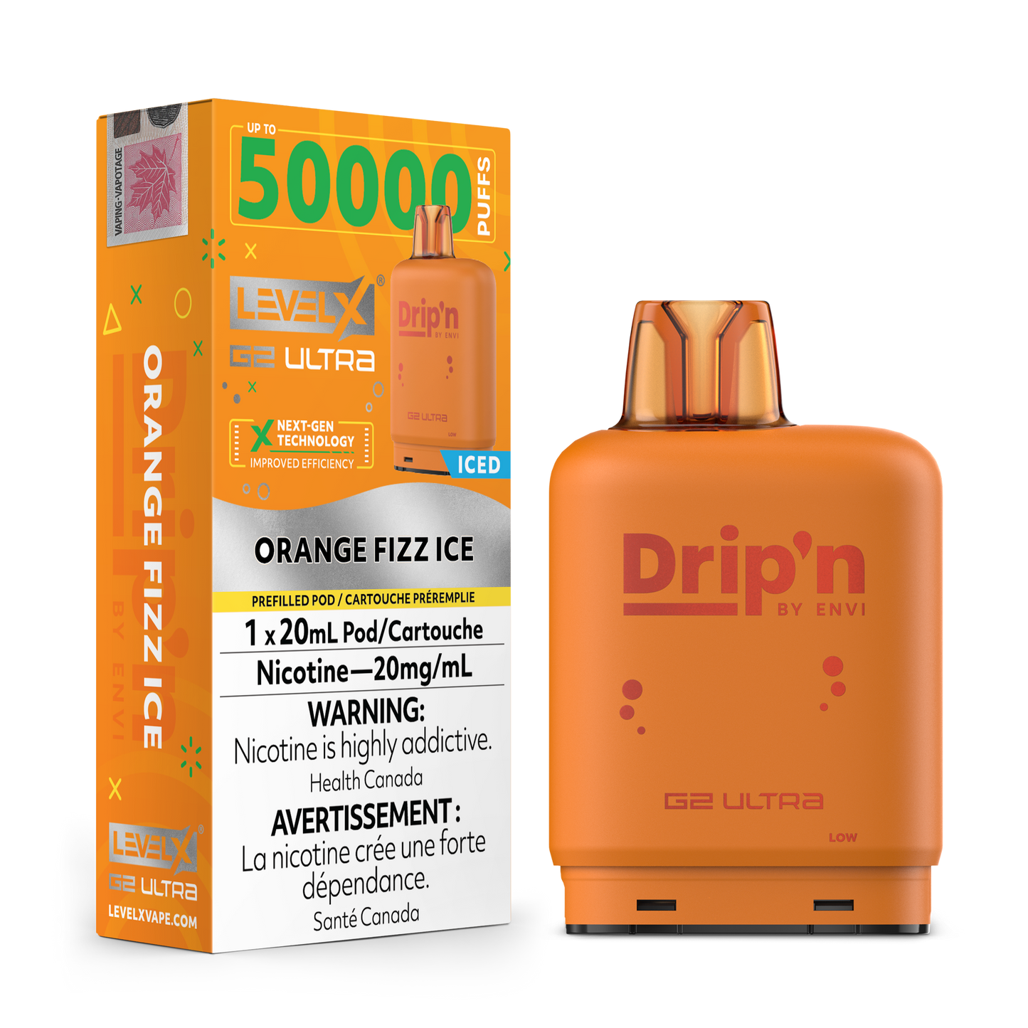 LEVEL X DRIP'N G2 ULTRA 50K POD (ALBERTA)
