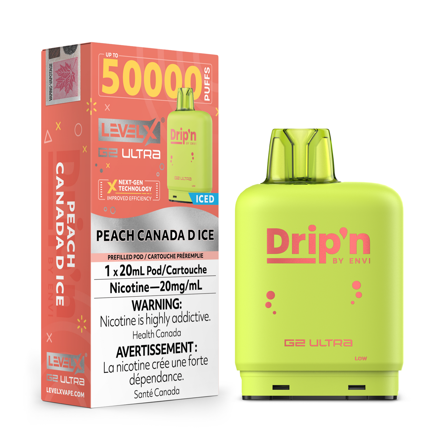 LEVEL X DRIP'N G2 ULTRA 50K POD (ALBERTA)