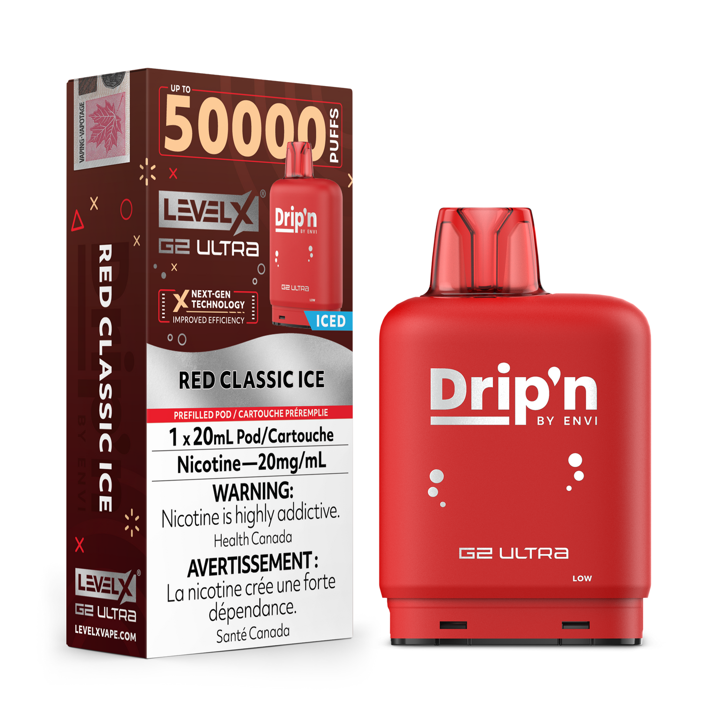 LEVEL X DRIP'N G2 ULTRA 50K POD (ALBERTA)