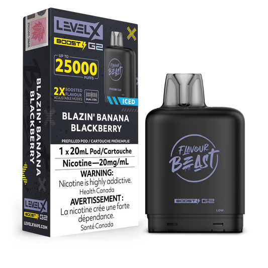 LEVEL X FLAVOUR BEAST BOOST G2 25K POD (ALBERTA)