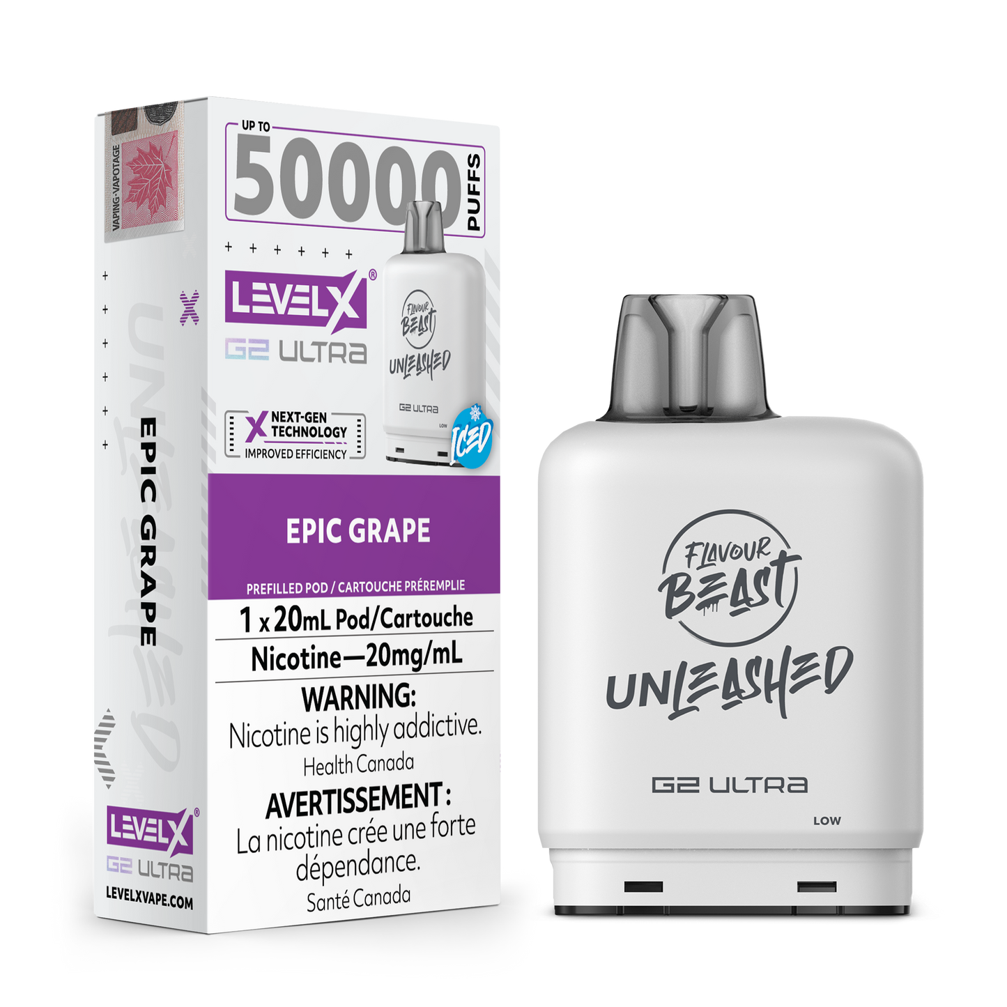 LEVEL X UNLEASHED G2 ULTRA 50K POD (ALBERTA)