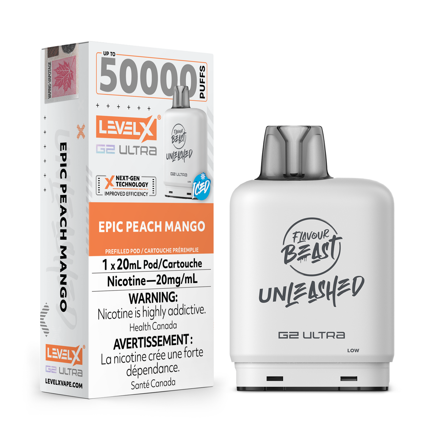 LEVEL X UNLEASHED G2 ULTRA 50K POD (ALBERTA)