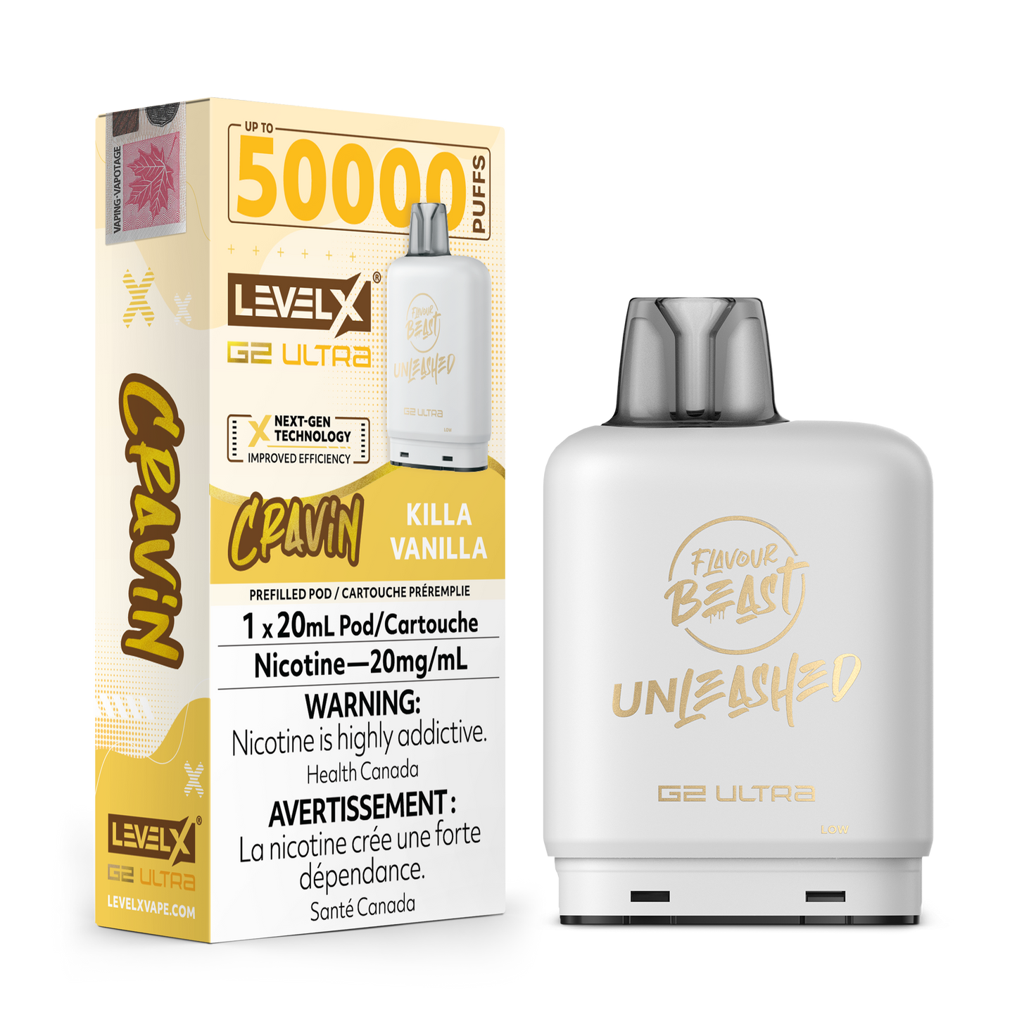LEVEL X UNLEASHED G2 ULTRA 50K POD (ALBERTA)