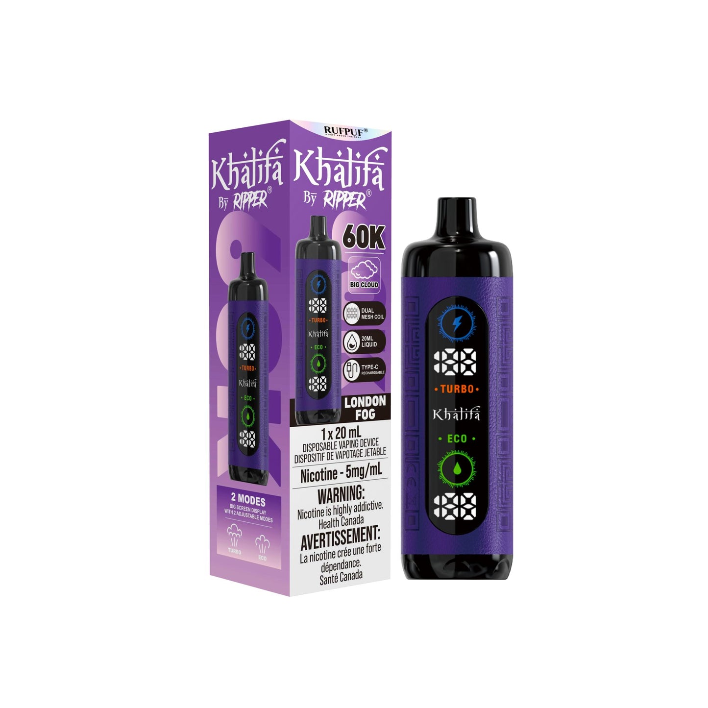 KHALIFA BAR 60K DISPOSABLE VAPE (ALBERTA)