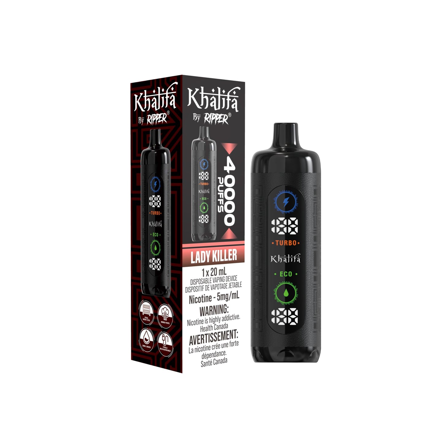 KHALIFA BAR 40K DISPOSABLE VAPE (ALBERTA)
