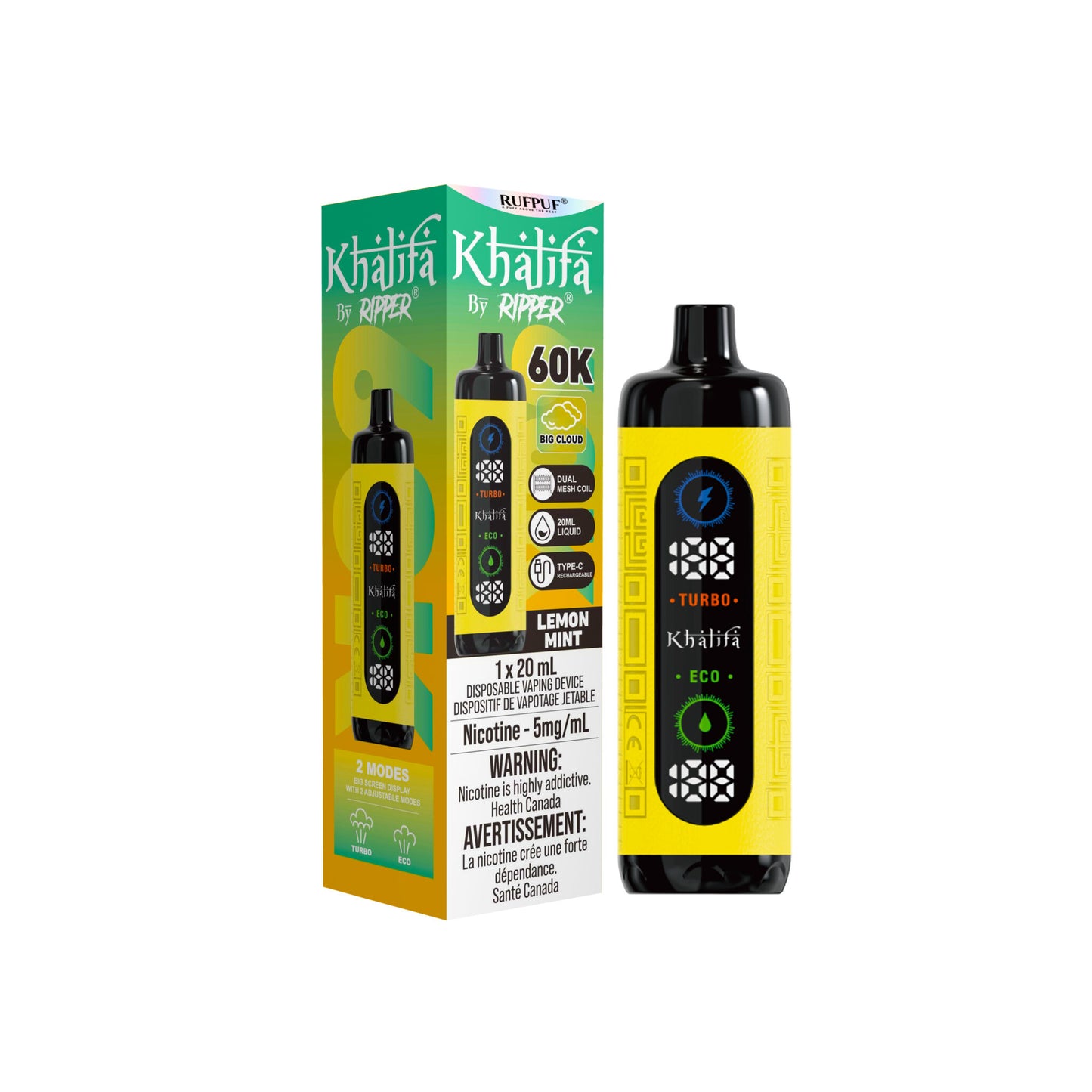 KHALIFA BAR 60K DISPOSABLE VAPE (ALBERTA)