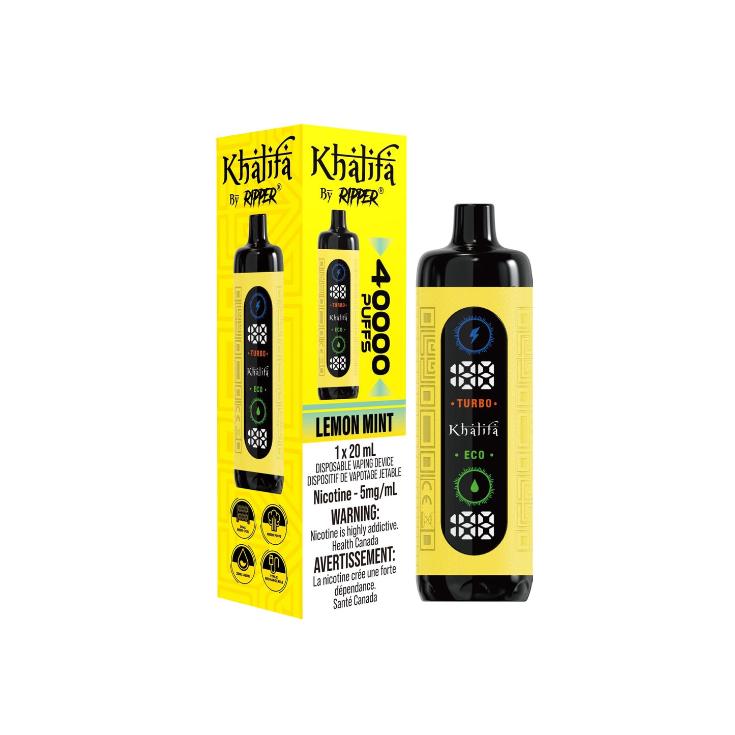 KHALIFA BAR 40K DISPOSABLE VAPE (ALBERTA)