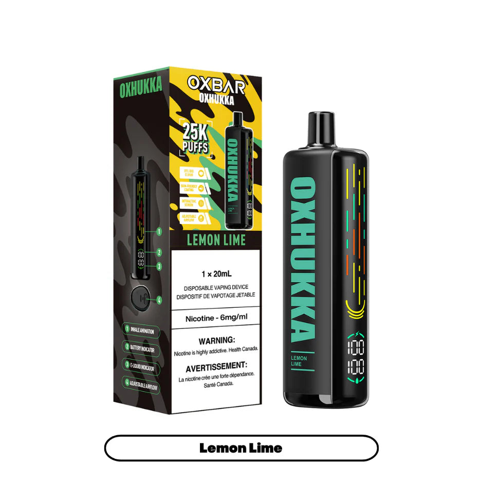 OXBAR OXHUKKA 25K DISPOSABLE VAPE (ALBERTA)