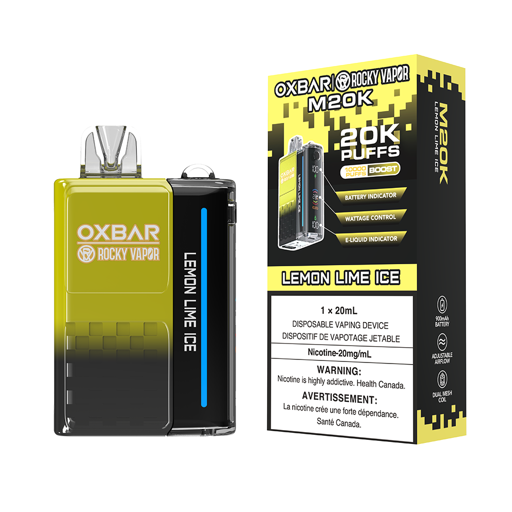 ROCKY VAPOR OXBAR M20K DISPOSABLE VAPE (ALBERTA)