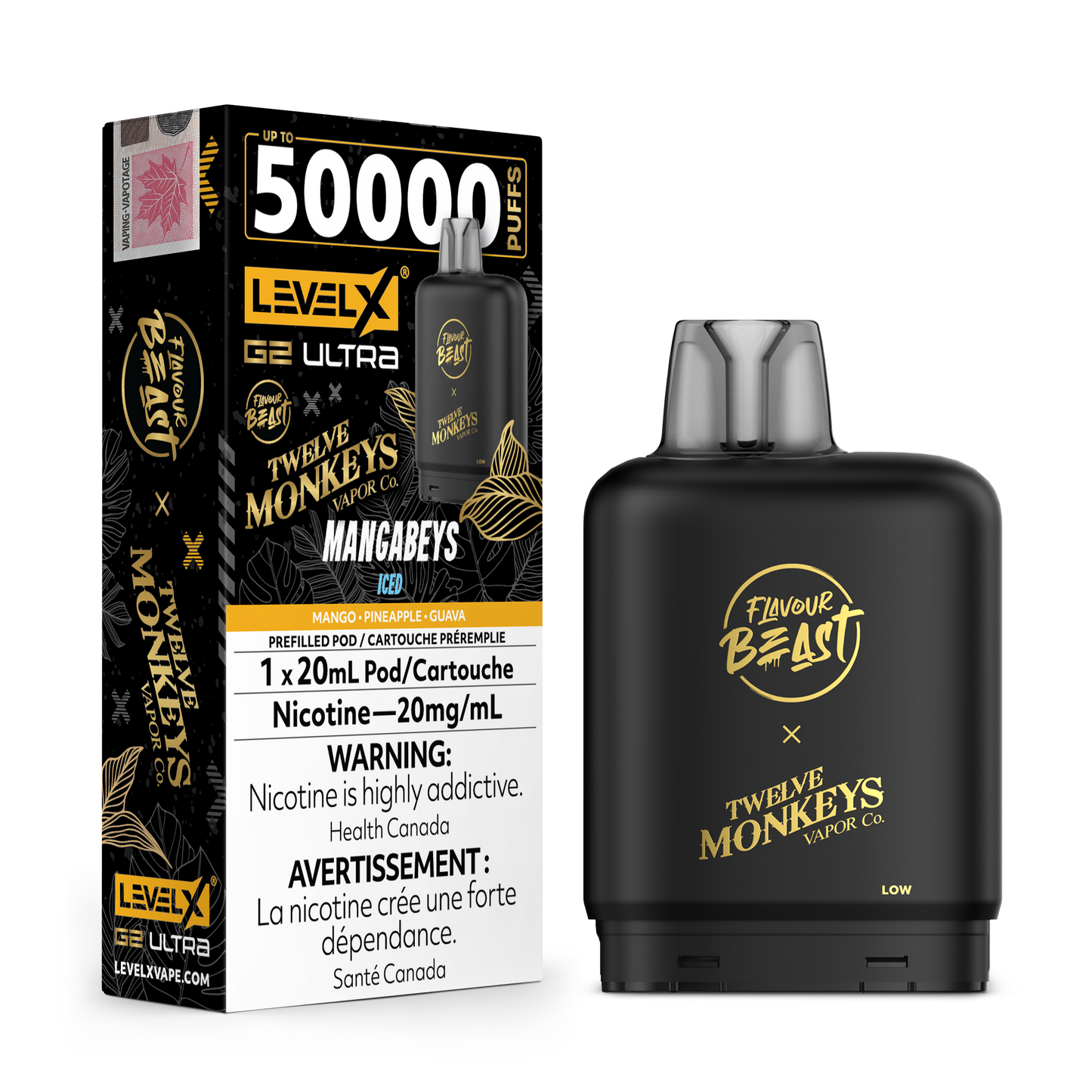LEVEL X FLAVOUR BEAST X 12M G2 ULTRA POD (ALBERTA)