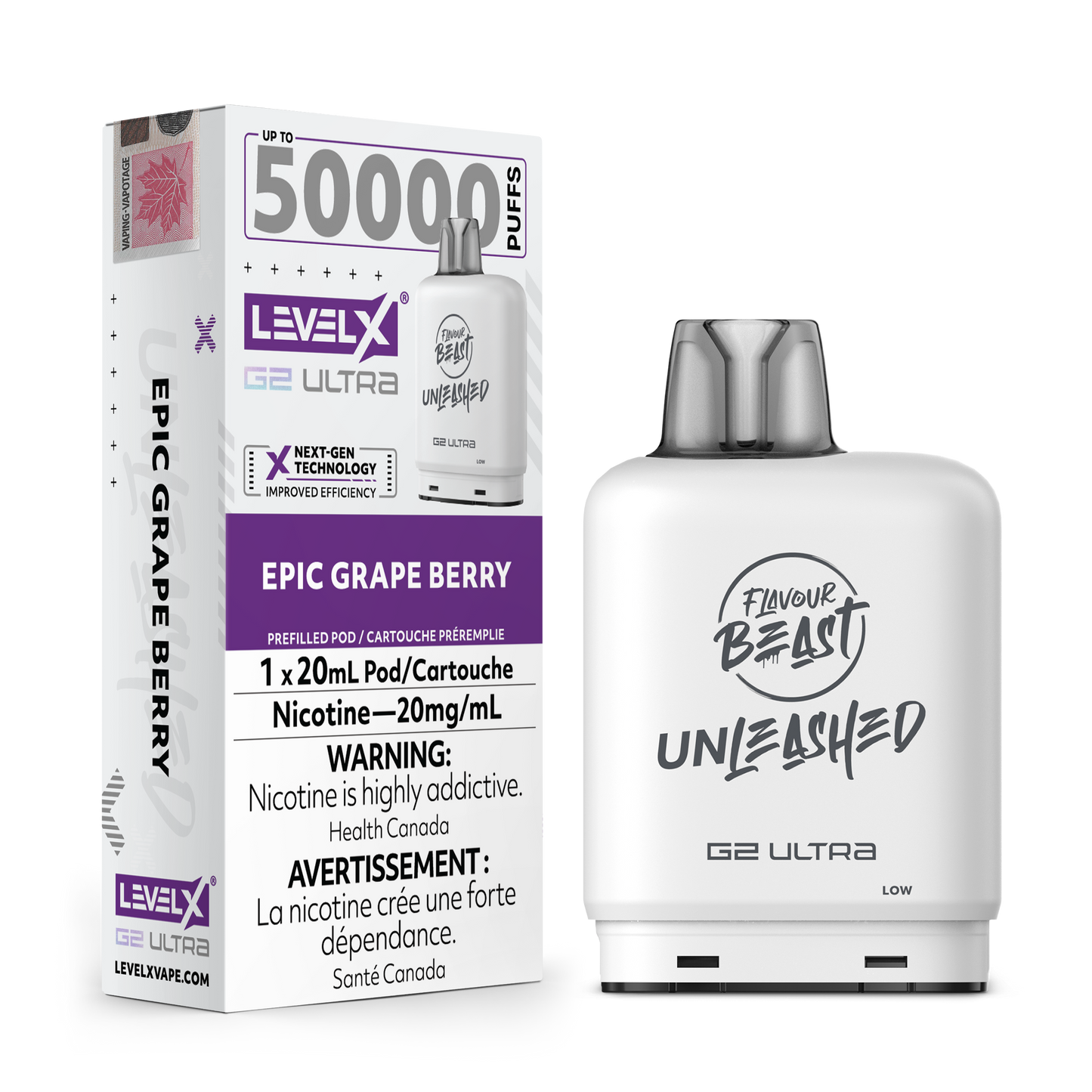 LEVEL X UNLEASHED G2 ULTRA 50K POD (ALBERTA)