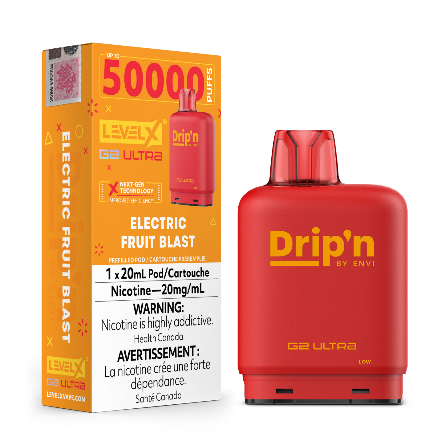 LEVEL X DRIP'N G2 ULTRA 50K POD (ALBERTA)