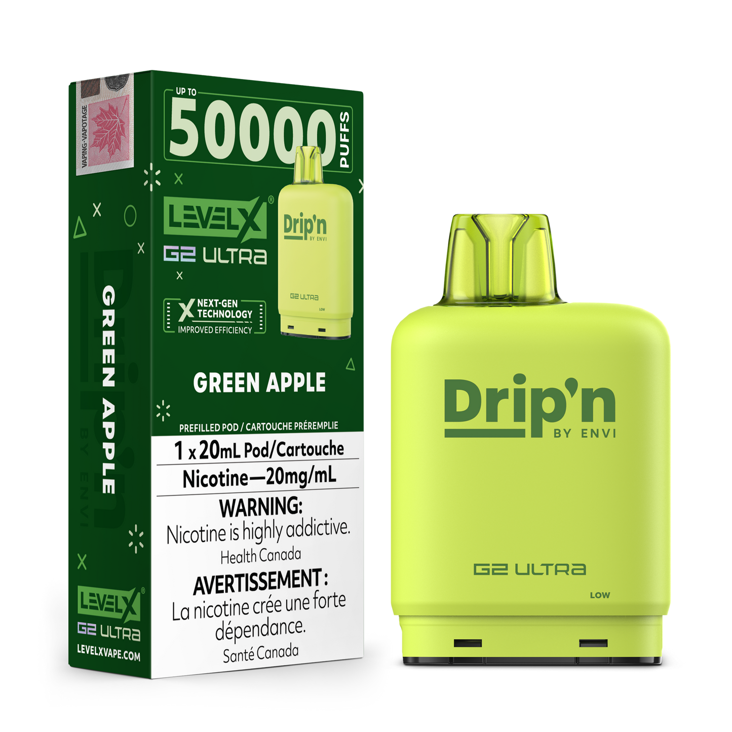 LEVEL X DRIP'N G2 ULTRA 50K POD (ALBERTA)