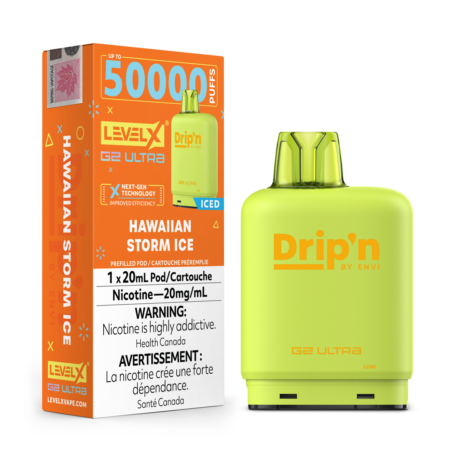 LEVEL X DRIP'N G2 ULTRA 50K POD (ALBERTA)