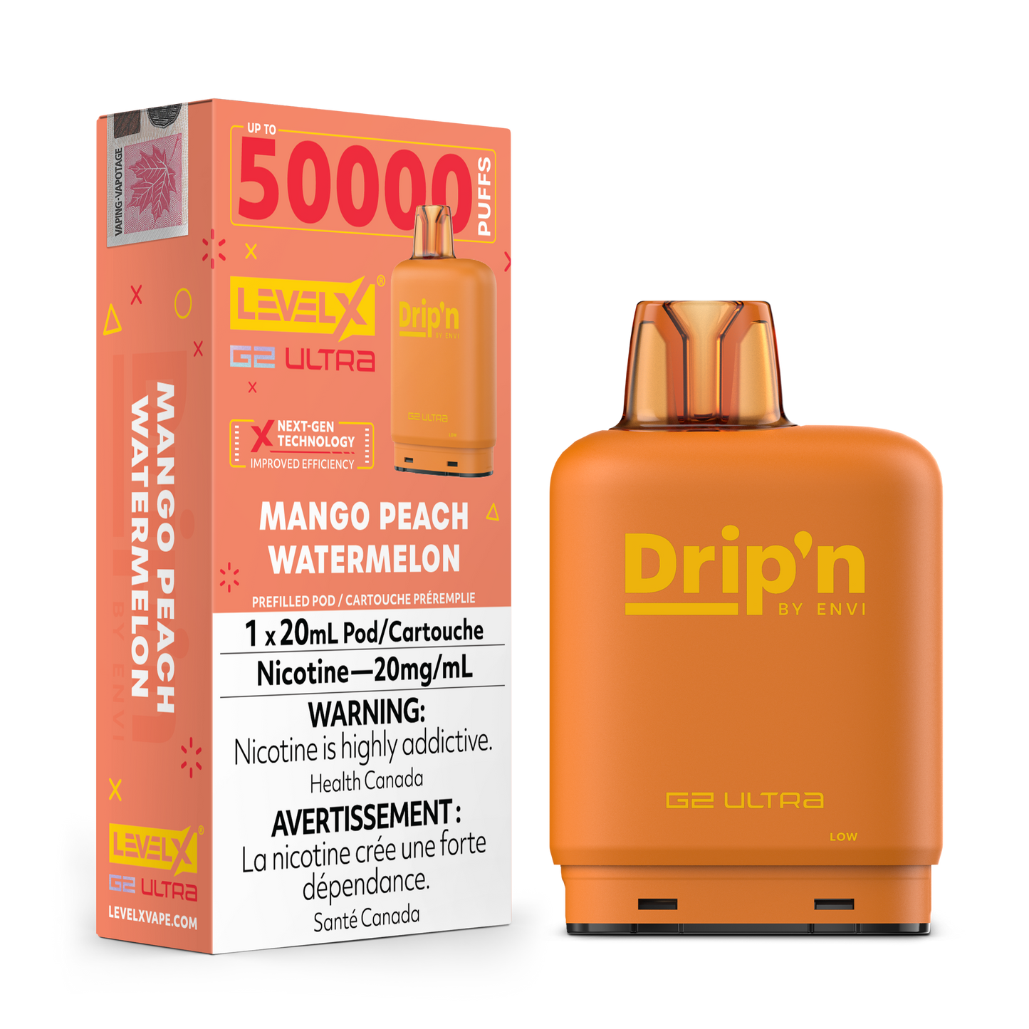 LEVEL X DRIP'N G2 ULTRA 50K POD (ALBERTA)