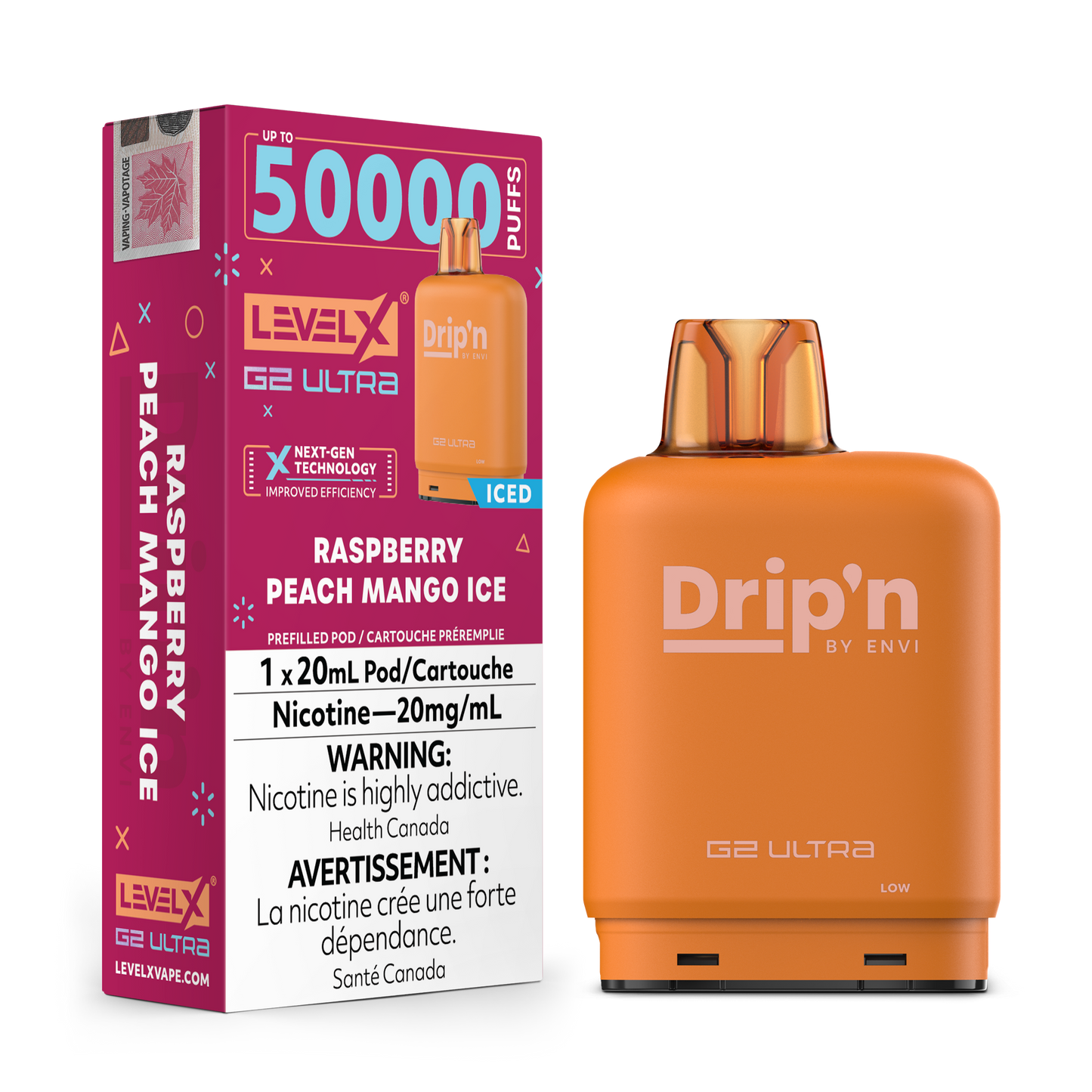 LEVEL X DRIP'N G2 ULTRA 50K POD (ALBERTA)