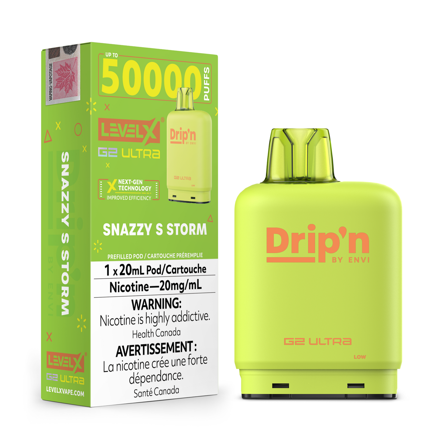 LEVEL X DRIP'N G2 ULTRA 50K POD (ALBERTA)