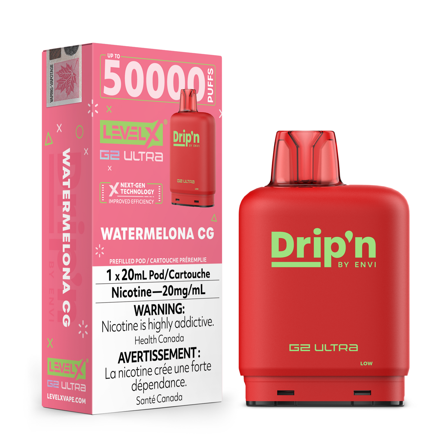 LEVEL X DRIP'N G2 ULTRA 50K POD (ALBERTA)