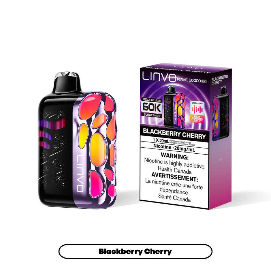 LINVO RAVE PRO 60K DISPOSABLE VAPE (ALBERTA)