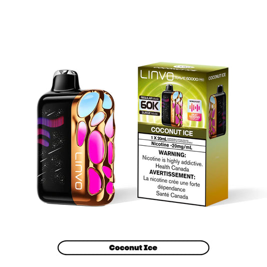 LINVO RAVE PRO 60K DISPOSABLE VAPE (ALBERTA)