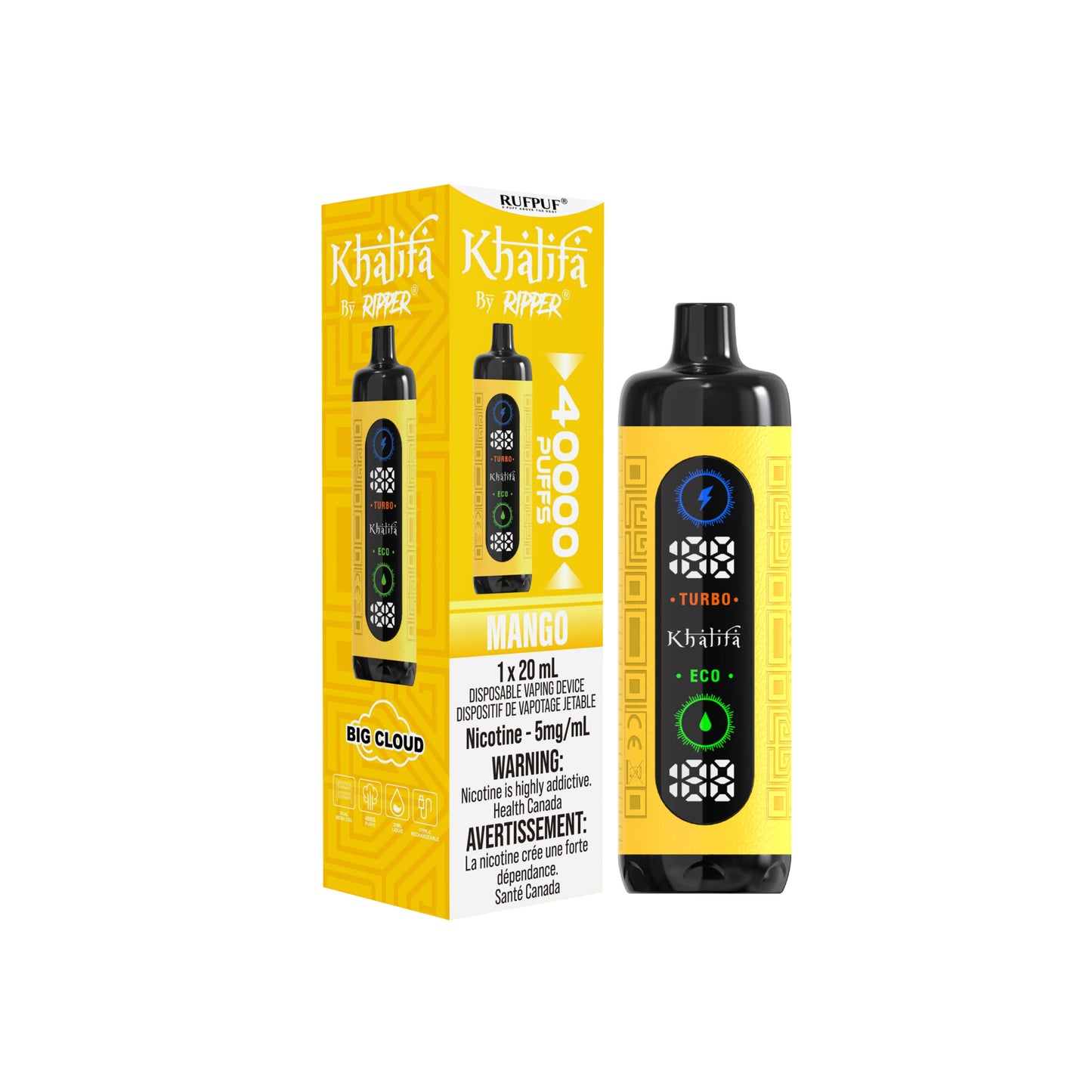 KHALIFA BAR 40K DISPOSABLE VAPE (ALBERTA)