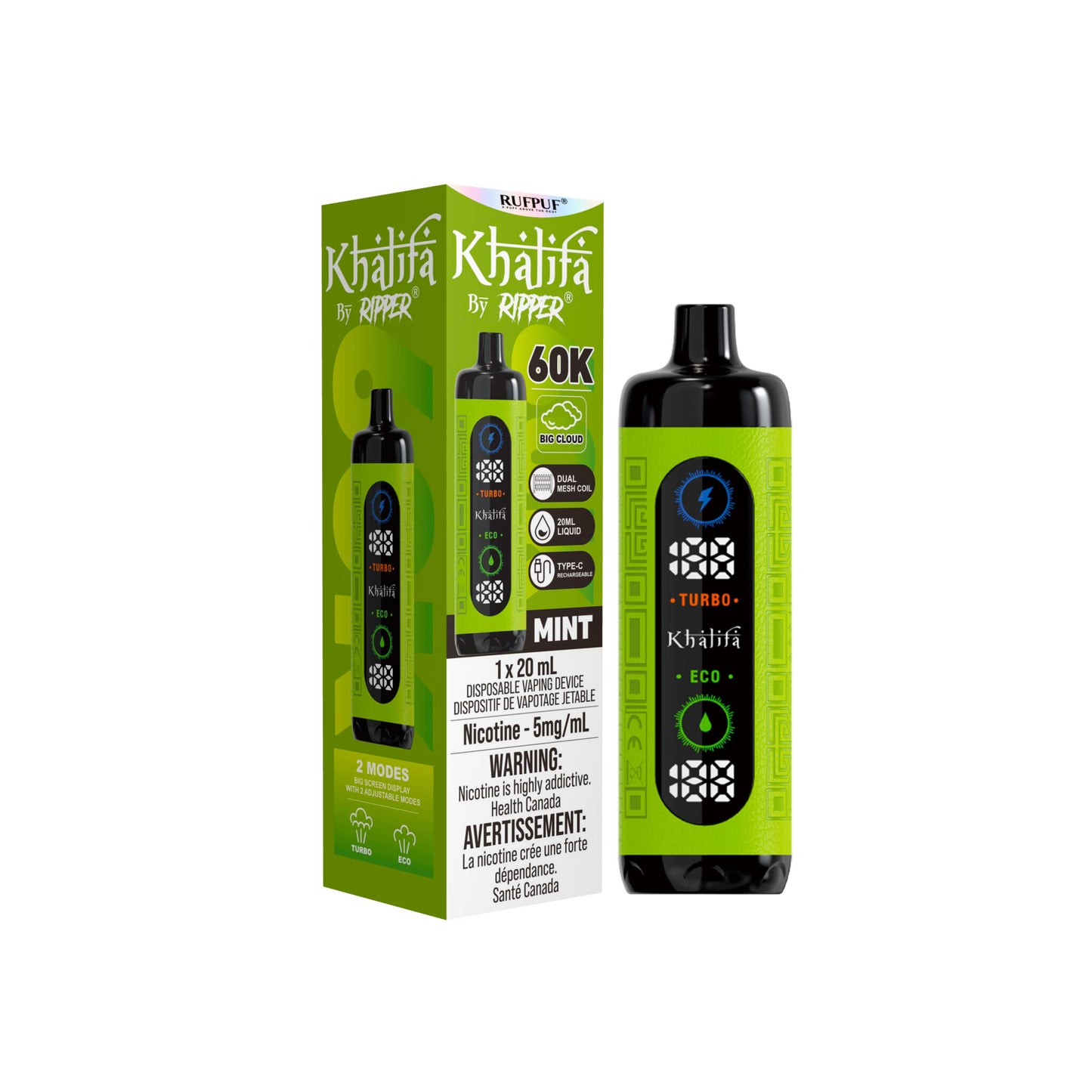 KHALIFA BAR 60K DISPOSABLE VAPE (ALBERTA)