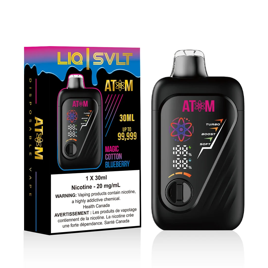 LIQ | SVLT ATOM DISPOSABLE VAPE (ALBERTA)