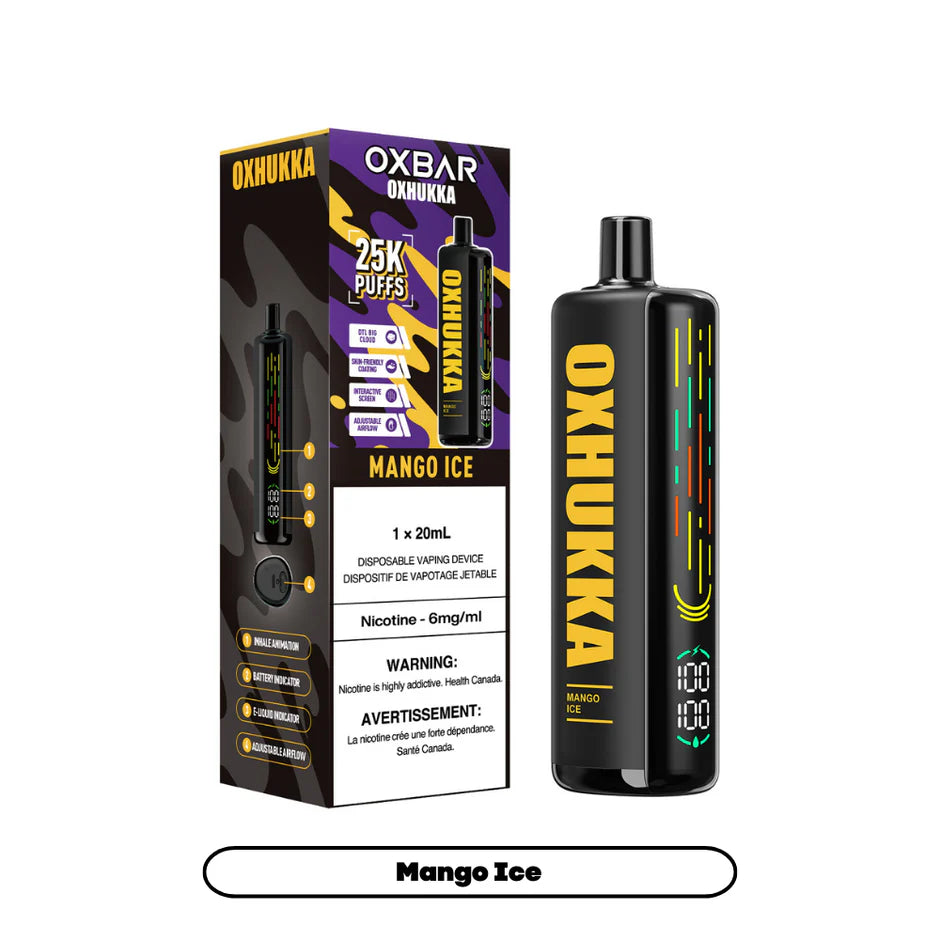 OXBAR OXHUKKA 25K DISPOSABLE VAPE (ALBERTA)