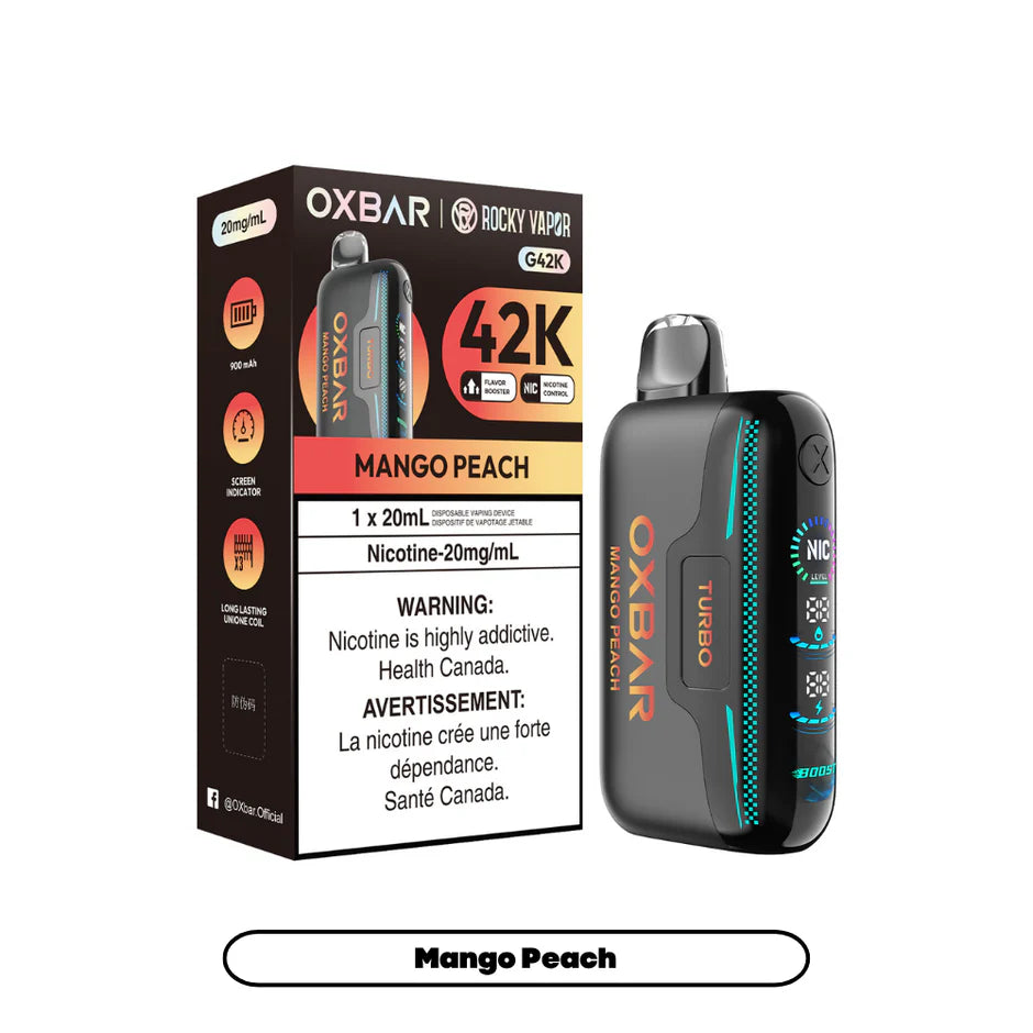 ROCKY VAPOR OXBAR G42K DISPOSABLE VAPE (ALBERTA)
