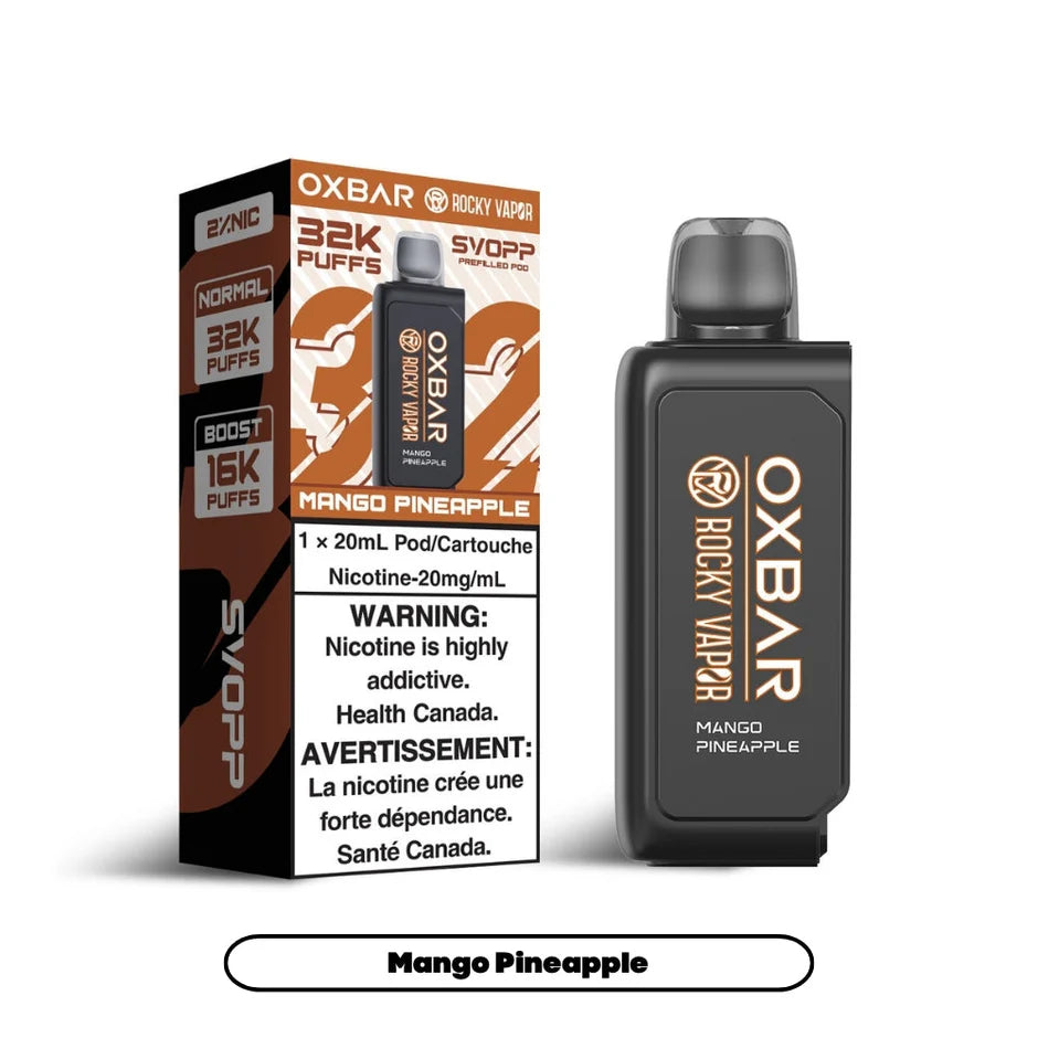SVOPP ROCKY VAPOR OXBAR 32K POD (ALBERTA)