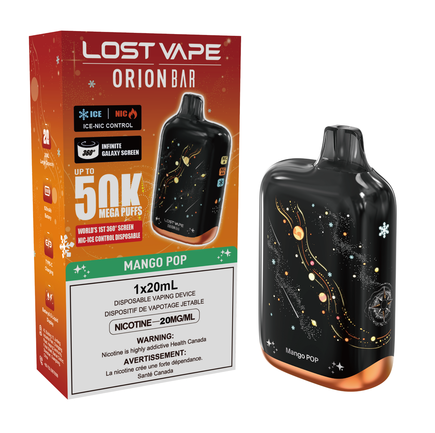 LOST VAPE ORION BAR 50K DISPOSABLE VAPE (ALBERTA)
