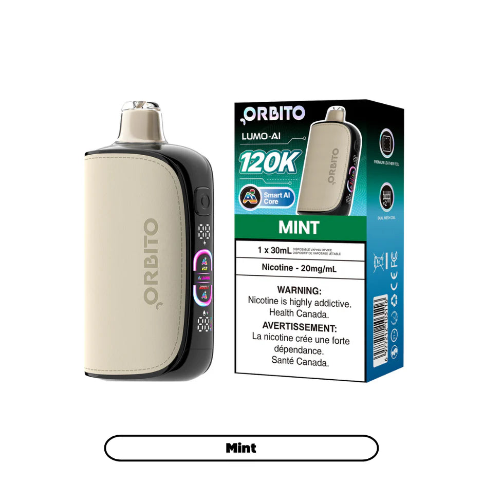 ORBITO LUMO AI 120K DISPOSABLE VAPE (ALBERTA)