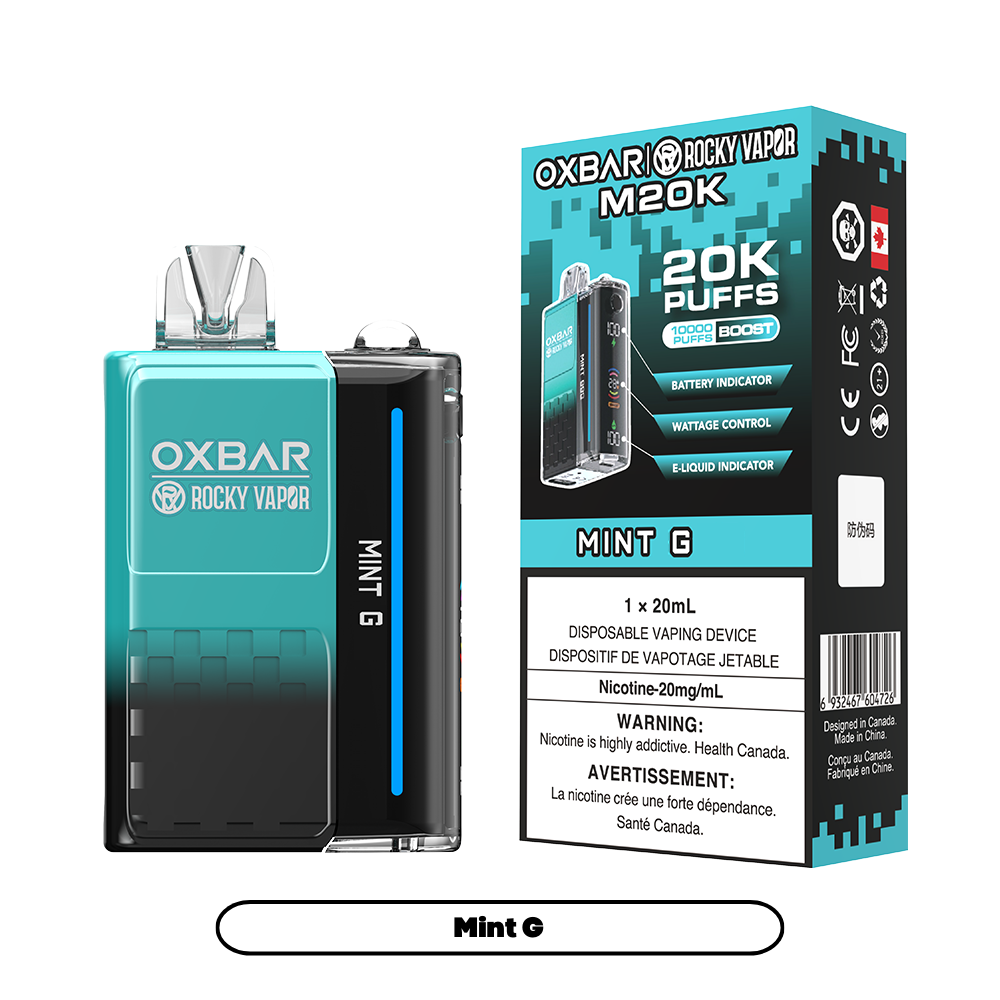 ROCKY VAPOR OXBAR M20K DISPOSABLE VAPE (ALBERTA)